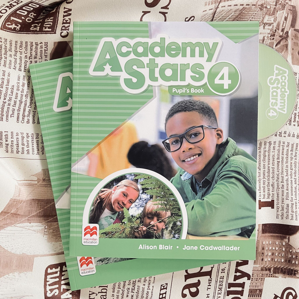 Academy Stars 4: Pupil's Book+Workbook+CD