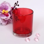 Подсвечник «Oasis-Glass» 8,8*10см цвет красный