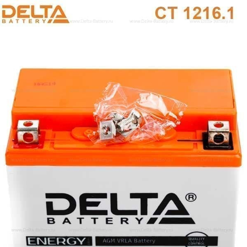 Аккумулятор Delta CT 1216.1 (12V / 16Ah) [YB16B-A, YTX16-BS]