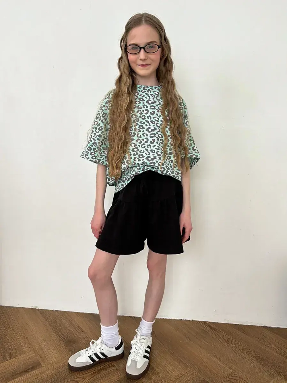 Футболка для девочки леопард