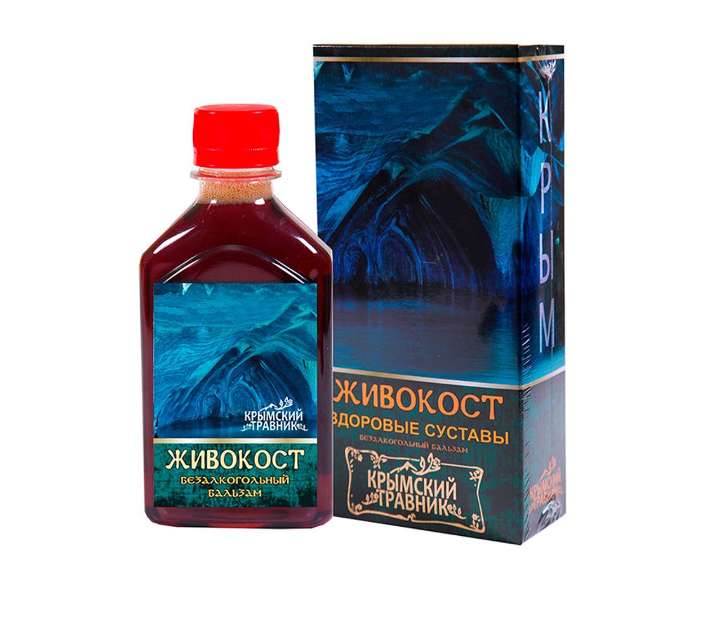 Бальзам безалкогольный на травах “ЖИВОКОСТ” – ТМ «Крымский травник»,  250 мл