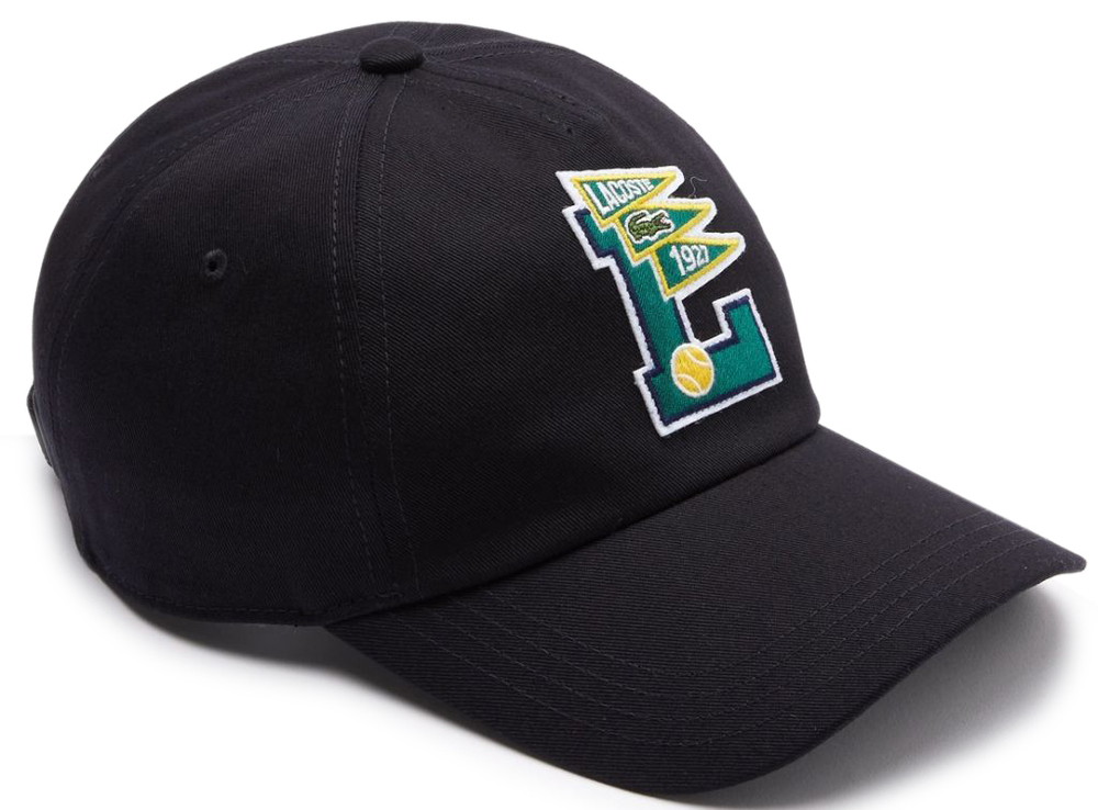 Теннисная кепка Lacoste Men’s Pennants L Organic Cotton Cap - navy blue