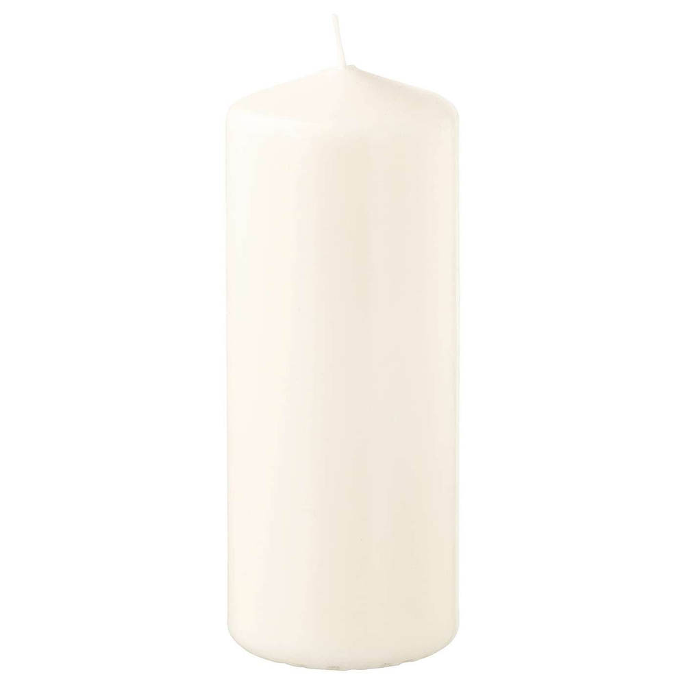 IKEA FENOMEN  (ИКЕА ФЕНОМЕН)  -  Свеча блочная без ароматизатора, натуральная, 14 см