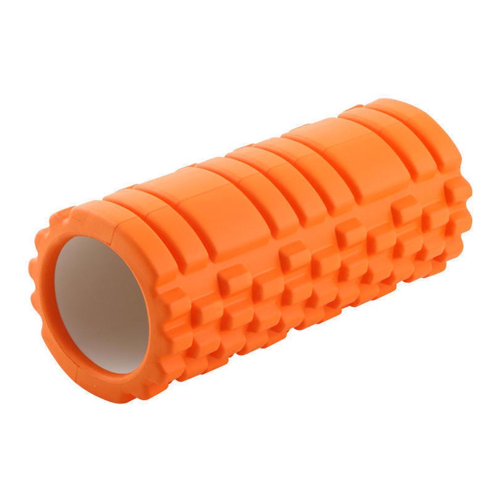Ролик массажный для йоги MARK19 Yoga 3310 30x10 см оранжевый