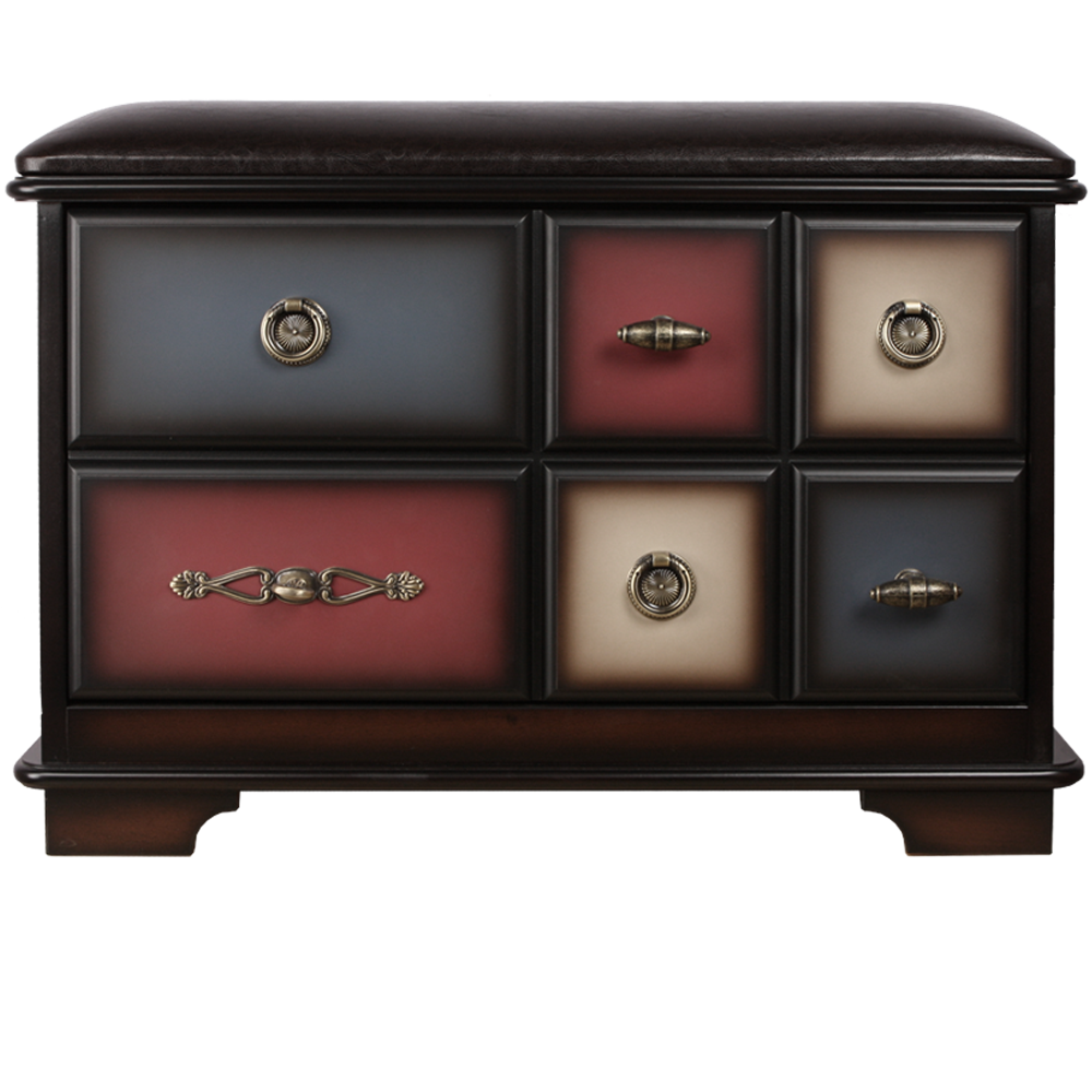 Банкетка Пандора 3 с обувницей Орех Mix