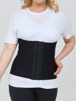 Утягивающий пояс-корсет с рисунком в виде сот (Размер: M) (Цвет: кофейный)