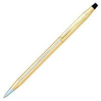 Черная шариковая ручка Cross Century Classic 10Karat Rolled Gold