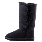 Угги Bailey Button Triplet Black