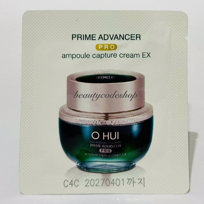 Крем увлажняющий O HUI PRIME ADVANCER Ampoule PRO Capture Cream EX 1 мл