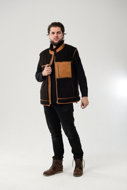 Жилет мужской из овчины