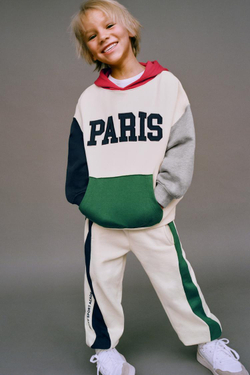 ZARA ТОЛСТОВКА COLOR BLOCK, РАЗНОЦВЕТНЫЙ