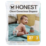 The Honest Company, Clean Conscious Diapers™, размер 3, 50–16 кг (16–28 фунтов), Donut Grow Up, 27 подгузников