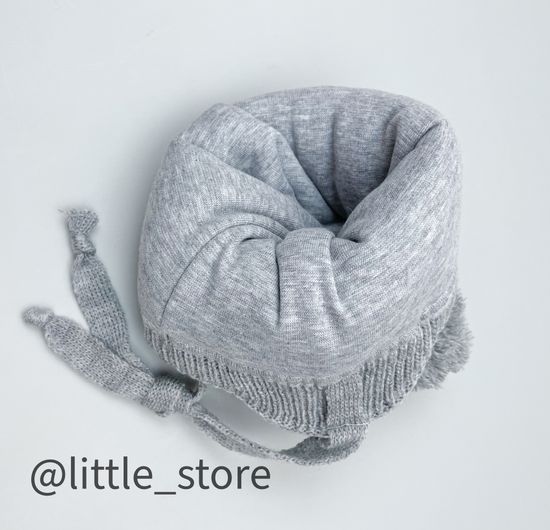 Шапка зимняя "Дино" Серая