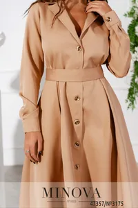 Платье 3175-бежевый Minova