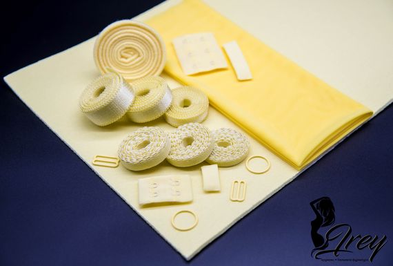 Сетка эластичная Lauma, арт. 556, желтый (пастель)