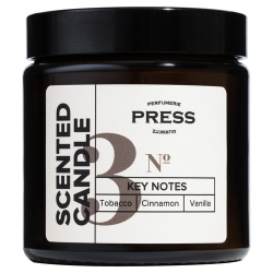 Ароматизированная свеча №3 с нотами табака, корицы и ванили 100 мл PRESS PGPRA302