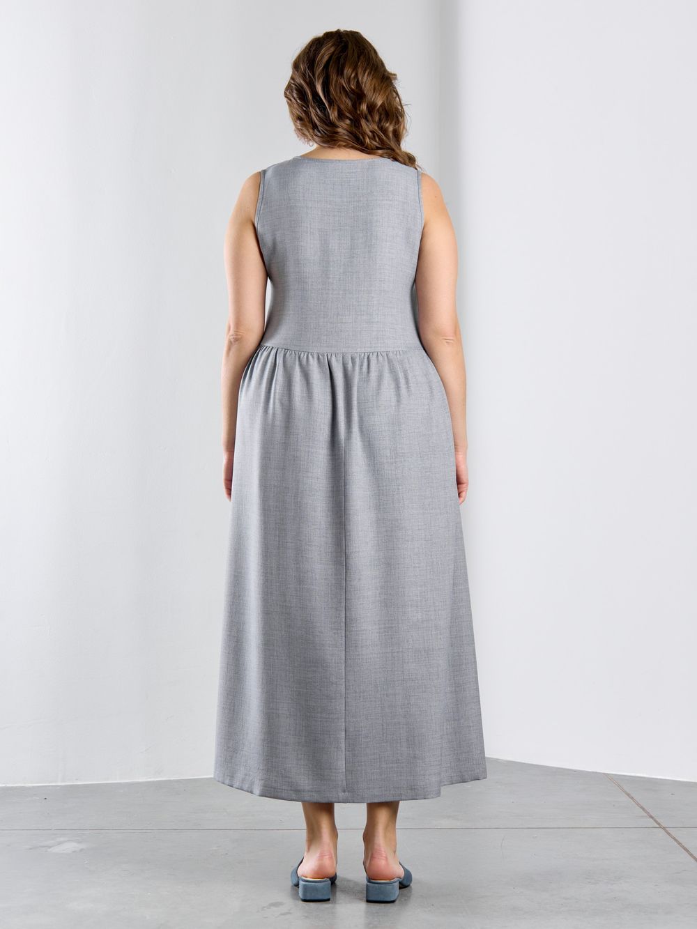 Платье Женский каприз-1 Виотекс СЕРЫЙ