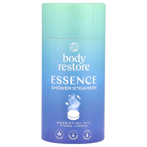 Body Restore, Пароварки для душа Essence, смесь Essential, 6 таблеток, 5,3 унции