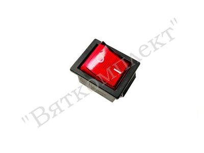 Сетевой выключатель SC-767(RWB-506) красный