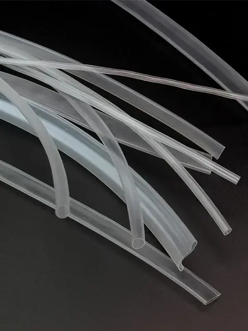 2-кратная термоусадочная трубка, 8 мм, черная, длиной 10 метров