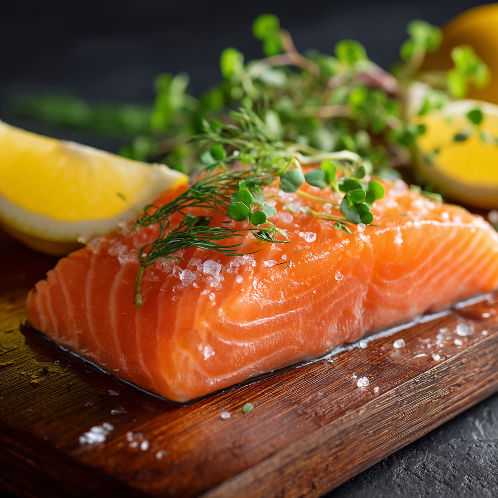 ПРЕДЗАКАЗ НА 20.03 Лосось (семга) слабосоленый, 1 кг (3 шт)