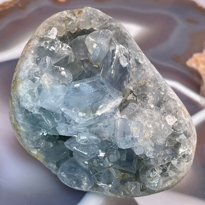 41322 Целестин Друза кристалл необработанный 87мм