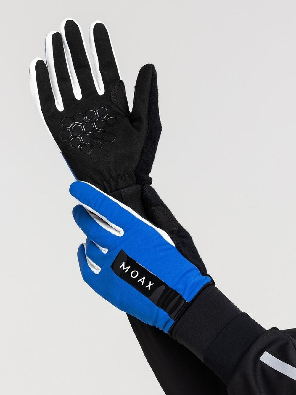 Перчатки Moax Focus олимпийский синий, M0247-72107