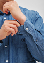 Рубашка мужская Denim LIGHT BLUE