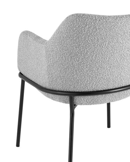 Стул кухонный Oрли ткань букле серый