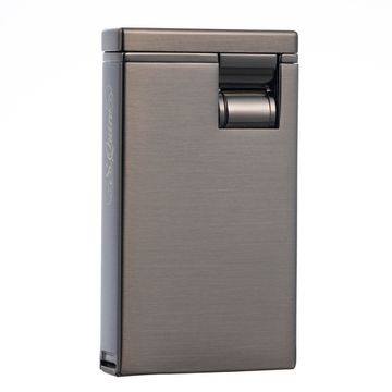 Зажигалка S.Quire газовая, турбо, двойное пламя, графит