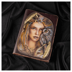 Кожаный ежедневник «Шаманка»