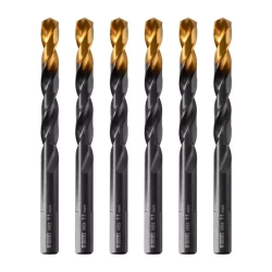Сверло по металлу, 11 мм, HSS-Tin, Golden Tip, 6 шт.// Denzel
