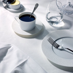 Блюдце для кофейной чашки 12.6см Guy Degrenne Collection L Fragment белое