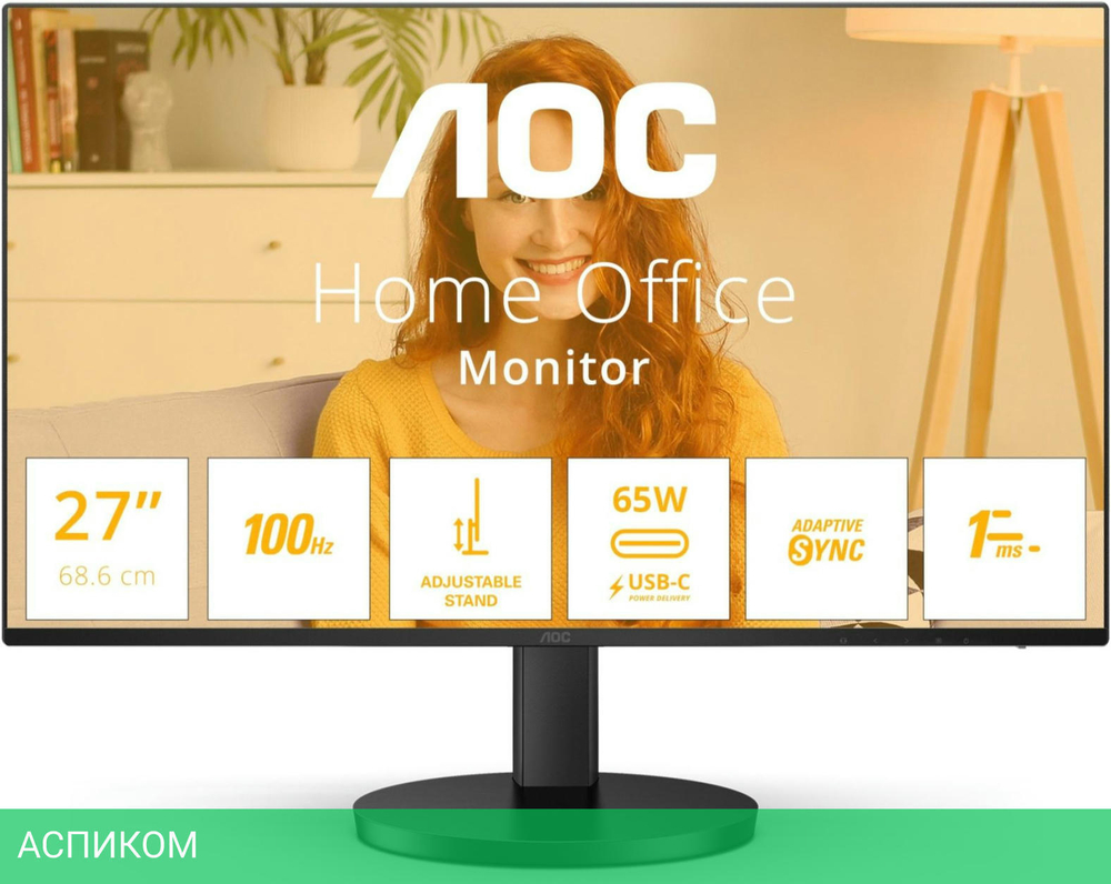 Монитор AOC Q27B3CF2 Black