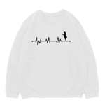 Свитшот "ЭКГ - Джек Рассел в прыжке"