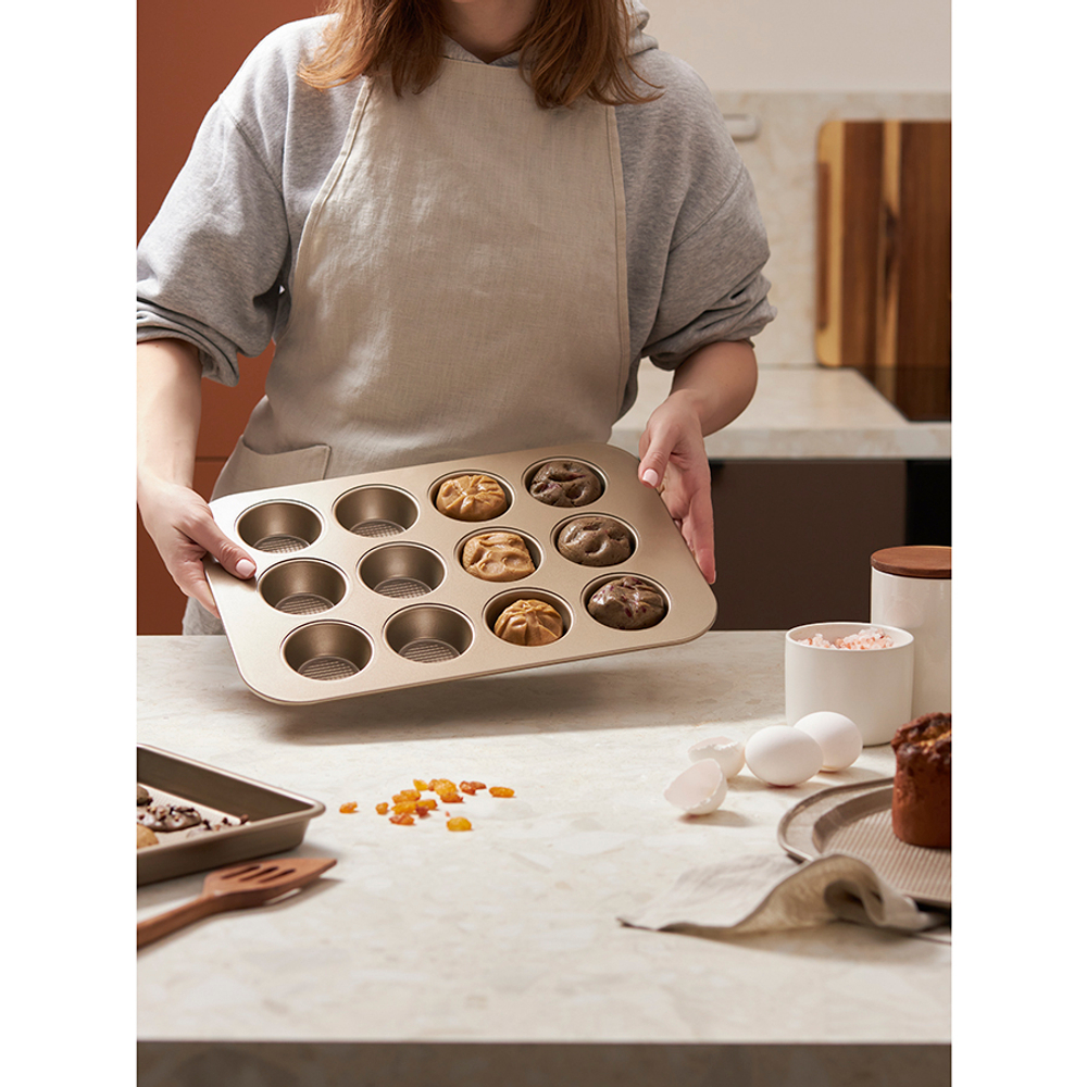 Форма для приготовления кексов и пирожных bake masters, 40х28 см