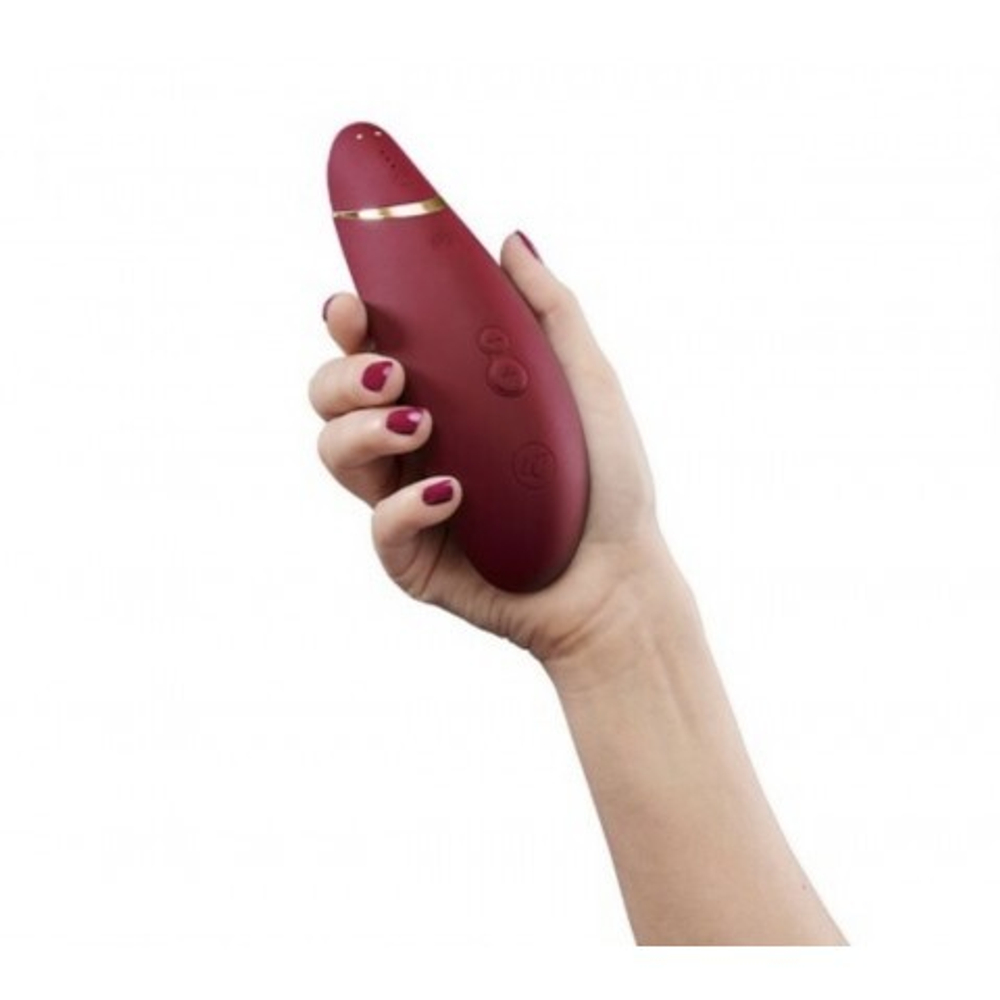 Бесконтактный клиторальный стимулятор Womanizer Premium 2 бордовый