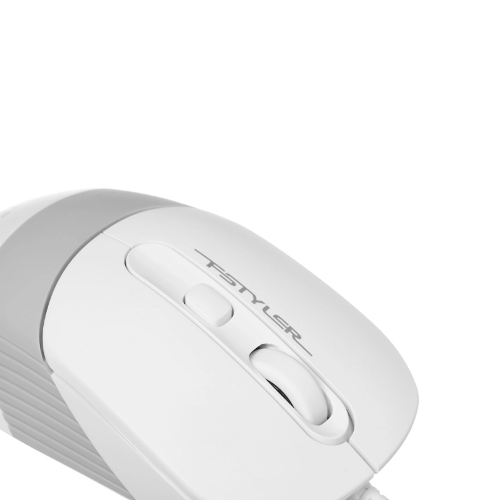 Комплект (клавиатура + мышь) A4Tech Fstyler F1010, белый/серый, USB (мембранная)