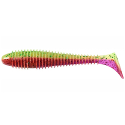 Приманка силиконовая Keitech Swing Impact FAT 4.8" #417T Gold Flash Minnow