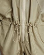 Комбинезон из шелка хаки