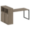 Метал Систем Куатро Стол письменный с шкафом-купе на О-образном м/к 40БО.РС-СШК-3.4 Т