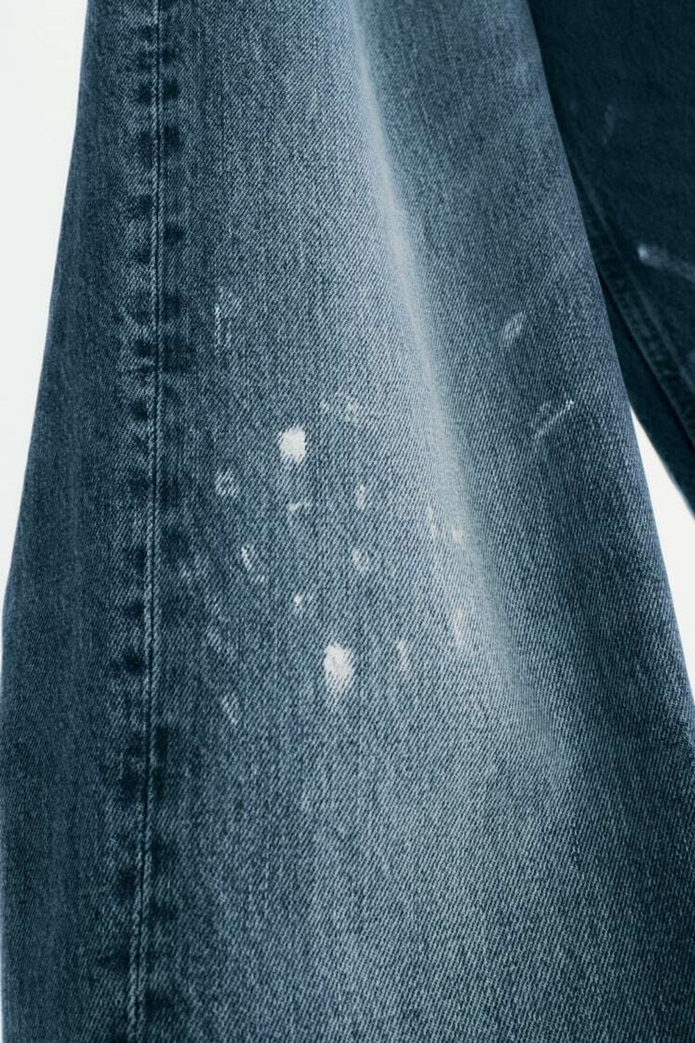 ZARA ДЖИНСЫ КРОЯ ГЕРЛФРЕНД TRF MID-RISE, СИНИЙ