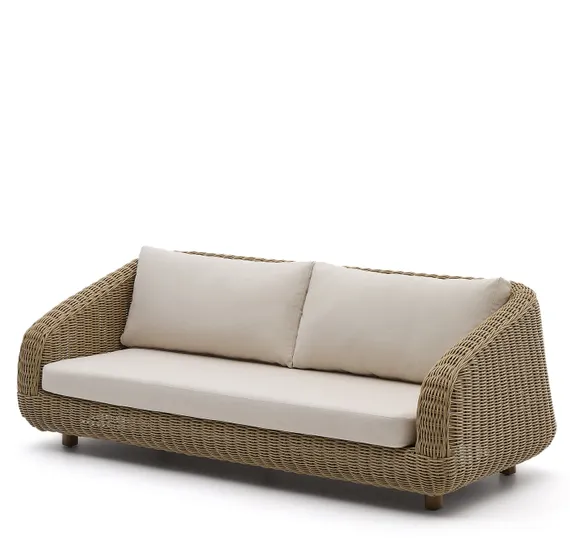 3-местный диван Meria из искусственного ротанга 208 см