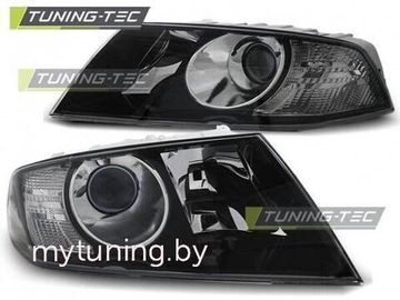 Передние фары Skoda Octavia 2 black