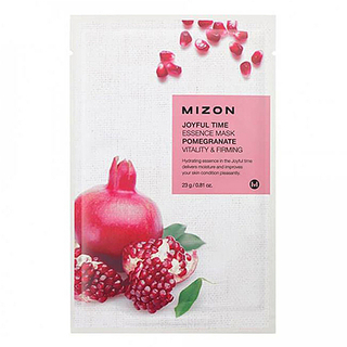 Mizon Маска тканевая с экстрактом граната - Joyful time essence mask pomegranate, 23мл