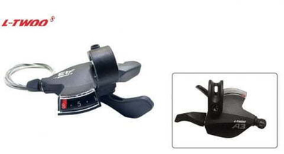 Рукоятка переключения передач правая L-TWOO, триггер, 8 скор., SL-V4008-8W, A-3