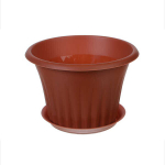 Кашпо КЭРОЛ 0,45 л D120мм с подставкой