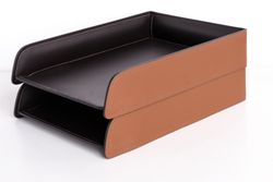 Лоток А4 горизонтальный  БИЗНЕС Табак / шоколад