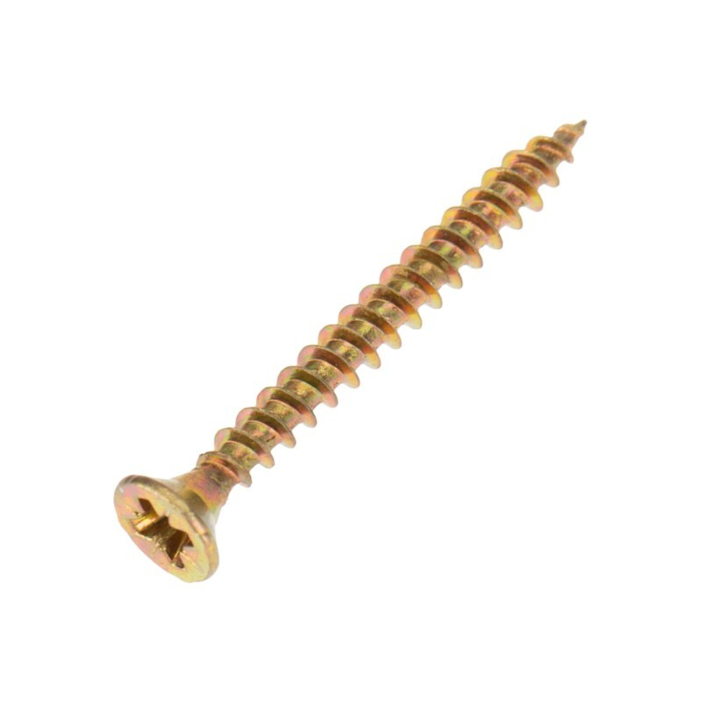 САМОРЕЗ УНИВЕРС.KRANZ 3.5Х35, ЖЕЛТ.ЦИНК, КОРОБ (200 ШТ./УП.)