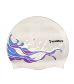 Шапочка для плавания силиконовая Saeko CSP4 Wave